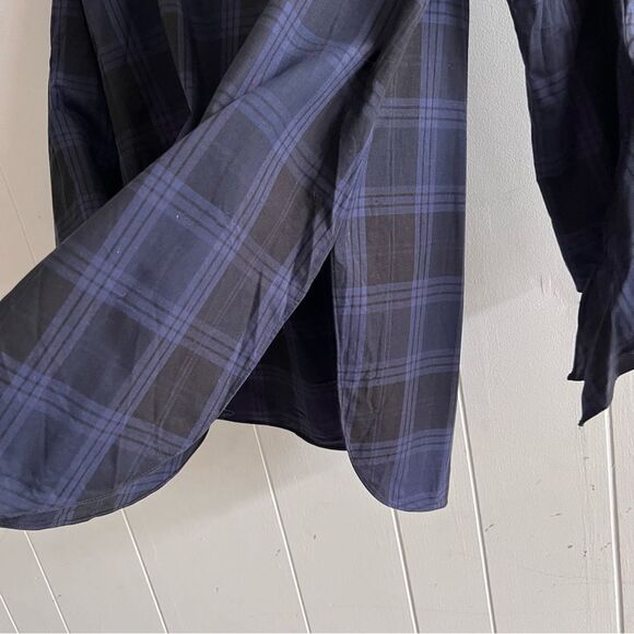 Tibi Off The Shoulder Plaid Tunic - Picture 11 of 13